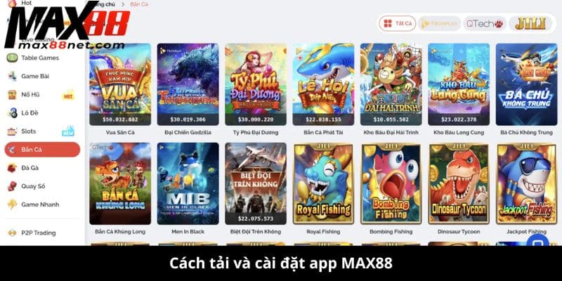 Tải App MAX88 – Chơi Game Đỉnh, Nhận Thưởng Khủng! 2 tải app max88